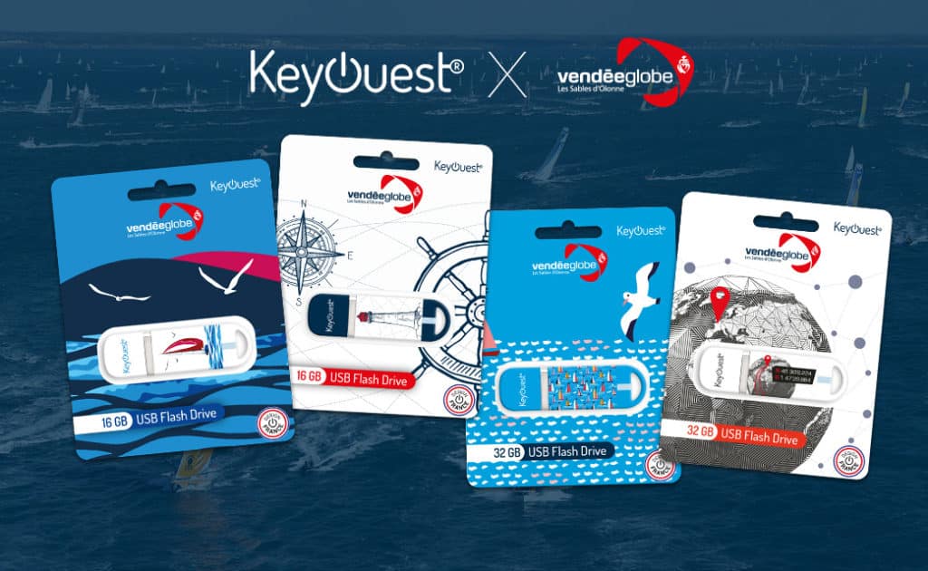 Clés USB KeyOuest, collection Vendée Globe 2020