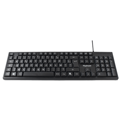 clavier filaire OFFICE azerty noir