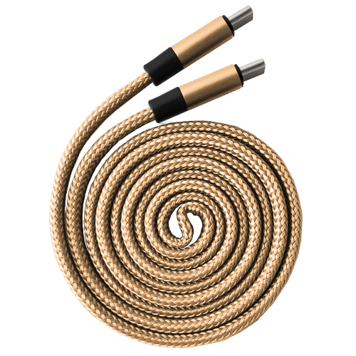 Câble USB-C vers USB-C AUTO ROLLING 1m marron