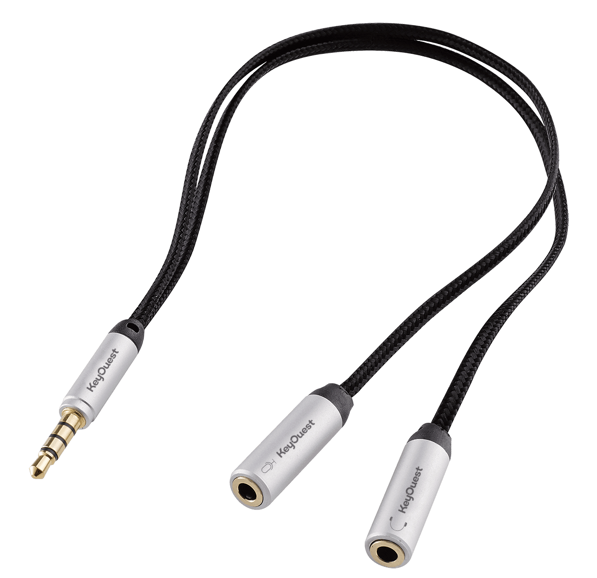 Répartiteur audio casque-micro Jack 3.5 - KeyOuest