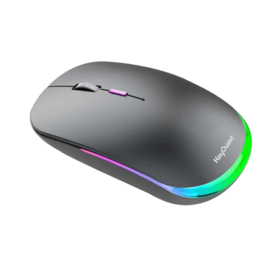 Souris sans fil HYBRIDE rechargeable noir