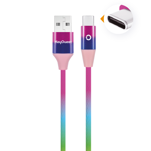 Câble USB-C RAINBOW 1,20m