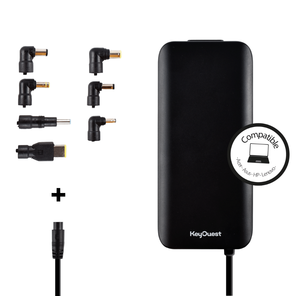 Chargeur de PC portable universel 90W KeyOuest
