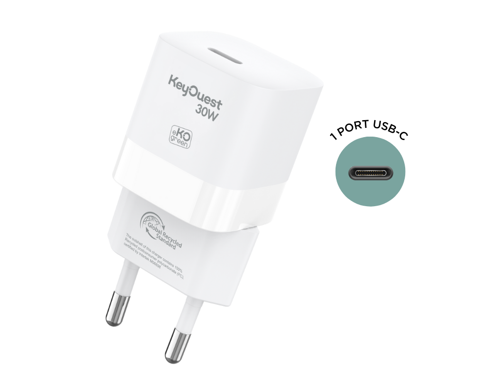Chargeur Secteur USB-C Aukey PA-Y13 74,5W Avec Quick Charge 3.0 - Neuf - Pour Apple Et Autres