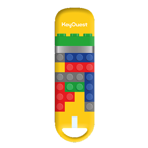 clé USB brique Jaune 32 go