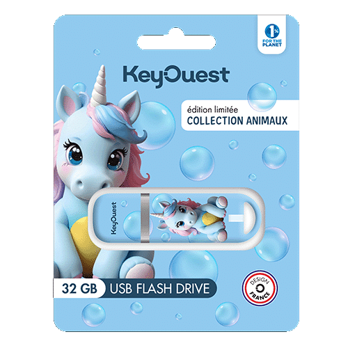 clés USB licorne 32 go Keyouest